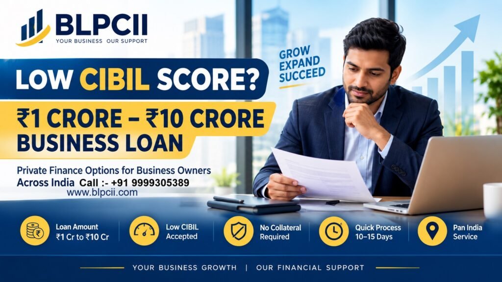 low cibil score business loan private financiers near me